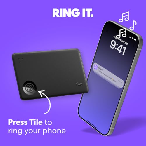 image for Tile by Life360 Essentials - Bluetooth Trackers & Item Locators for Ke