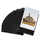 yolzhxe 15 Pièce Cadres Photo Magnetique 6,3x9,3 cm, Mini Cadre Magnetique avec Poche Transparente, Magnet Photo Frigo pour 6x9 cm Photos, Message, Cartes Postales et Timbres（Noir）