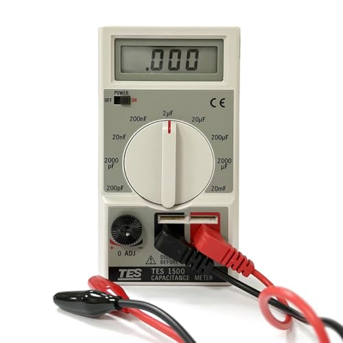 Jieoto デュアルハーモニックインテグラル高精度静電容量計、電気技師メンテナンス用デジタル静電容量テスター