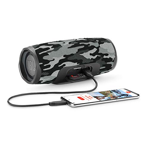 Image of JBL Charge 4 Portable Waterproof Bluetooth Speaker - Black Camo (Renewed)