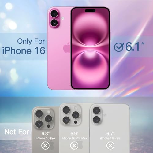 Image of mobistyle Silicone Designed for iPhone 16 Plus | Camera Lens Protection |Heart Pattern Print Design for Women Teen Girls Phone Back Cover Case (Heart White)