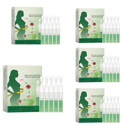 Orale Flüssigkeit zum Abnehmen Abnehmen Tropfen zum Trinken Orale Lösung Weight Loss Drops Fettverbrenner Fatburner Bauchfett Schnell Loswerden Bauch Weg Fat Burner Body Slim Drops 5 Stück