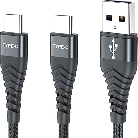 PS5 Controller Charger Cable 3M+3M for Sony PlayStation 5/PS5 Dualsense/Xbox Series X/S,3A Fast Charging USB Type C Lead,Extra Long Cord,Play and Charge Wire 10FT 2Pack,USB A to C, Nylon Braided Cover