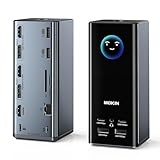 MOKiN 17-in-1 USB C Docking Station 3 Monitors