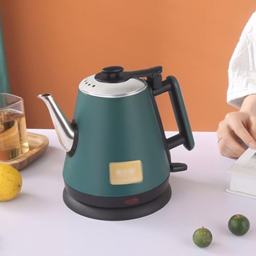 Tetera eléctrica acero inoxidable gran capacidad dorada miniatura 3