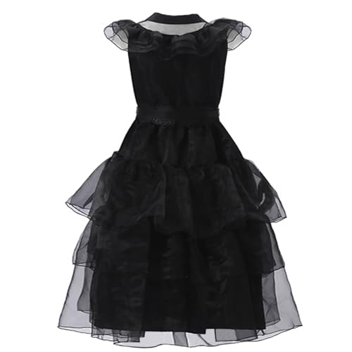 Vestido vintage gótico negro disfraz cosplay fiesta miniatura 4