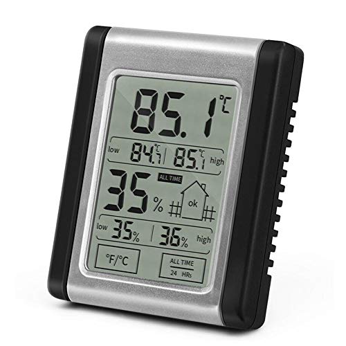 Hochpräzise Innenthermometer, Digital Hygrometer, Temperatur Hygrometer-Indikator, Min- / Max-Aufzeichnung