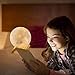 LOGROTATE Moon Lamp, 2-Color Kids Night Light with Stand, Touch Control and USB Recharge, Perfect for Kids, Friends, Lovers or Birthday Gifts (4.0 inch)