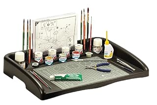 Humbrol Model Making Tools - AG9156A Work Station - Craft Tools for Model Kits, Modelling Accessories for Adults, Easy Hold Handles & Secure Rubber Feet, Crafting Stand for Hobby Building