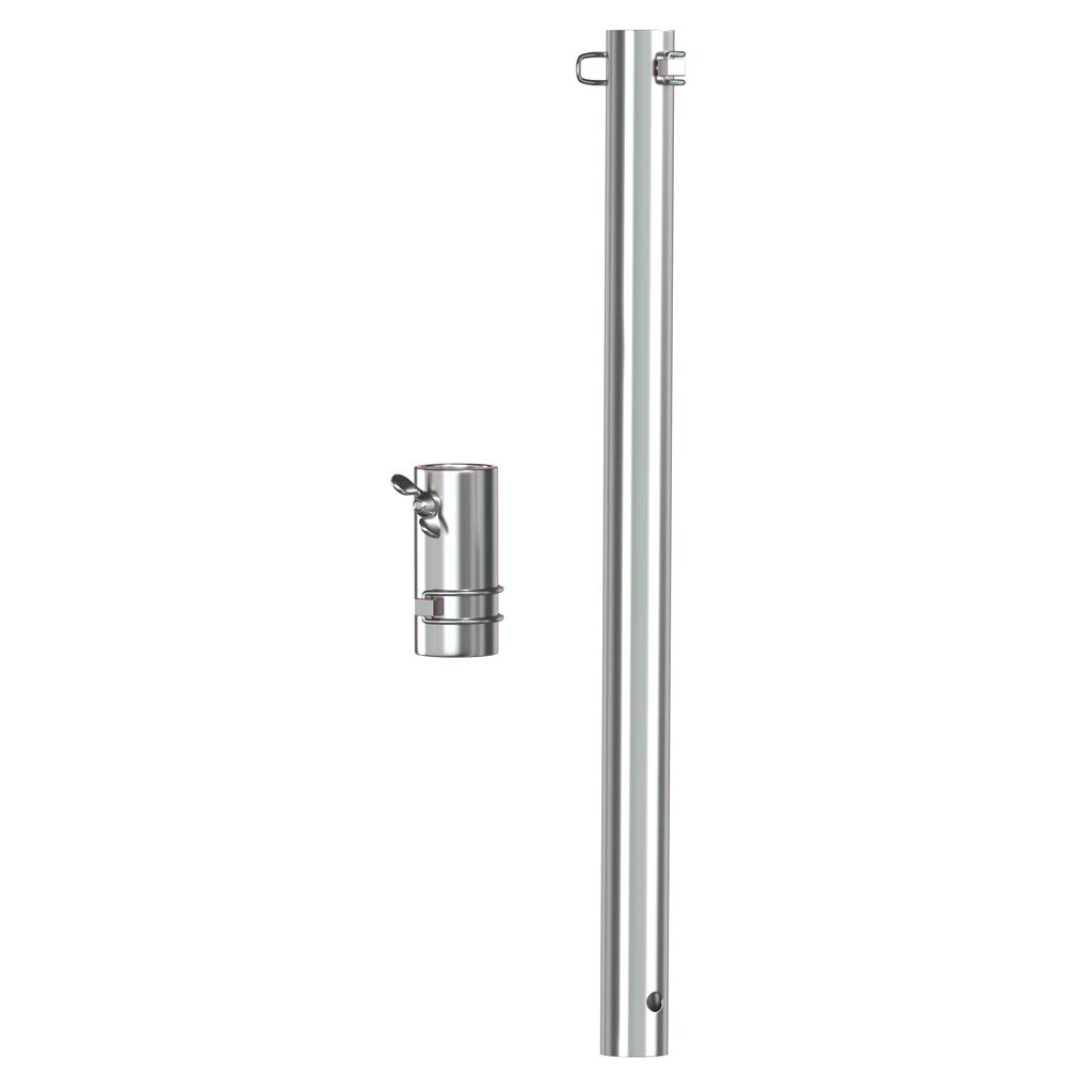 LANGFIT® Zubehör - Verlängerungs-Set 40cm für Plattenheber mit normalem Griff - Schonend für Rücken und Hüfte! Tragkraft bis 60kg - Made in Germany - MS-PH-VS400