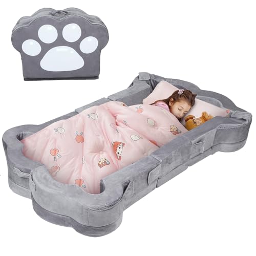 Mmucco FBA-MSH-046 Portable Toddler Bed,Foldable Toddler Travel Bed cover