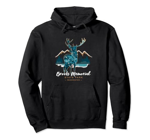 Brooks Memorial State Park Washington USA Vacation Souvenir Pullover Hoodie