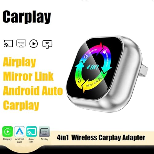 CarPlay inalámbrico dongle USB con Airplay y Mirror Link para Android Auto 5