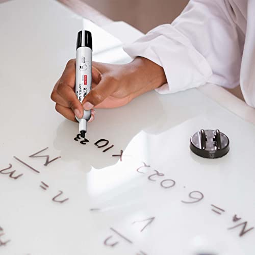 Comix Dry Erase Markers, Chisel Tip Black White Board Markers, 36 Bulk Black Colors Low Odor Markers For Kids Office & School Supplies #TOP3