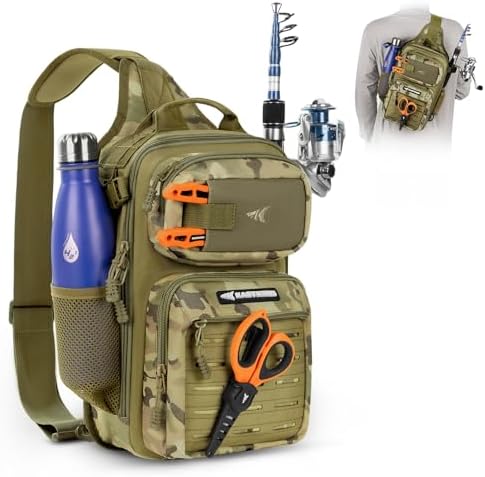 BlowBak Tactical Sling Tackle Bag-Lightweight Fishing
