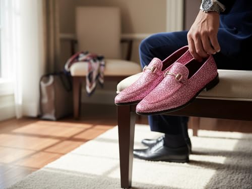 Image of Men's Velvet Designer Classic Dress Tuxedo Smoking Slipper Loafers Slip On Shoes SM-56