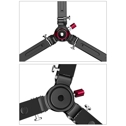 Trípode de escritorio de aluminio portátil con rosca 3/8 para fotografía 6