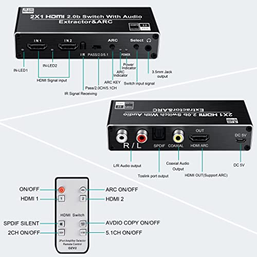 Avedio Links Hdmi Switch Audio Extractor thumb #5