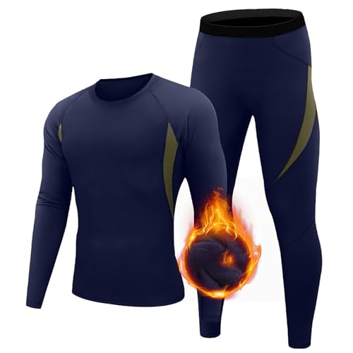 Ropa Termica Hombre Frio Frio,Ropa Interior Térmica Hombre Camiseta Térmica Hombre Frio Conjunto Termico Pantalones Termicos Invierno Termicas Manga Larga para Running Esquí Ciclismo Fitness
