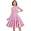 Sweetheart Neckline Dress Pink