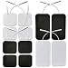 Premium Reusable TENS Unit Electrode Pads - Combo 12-Pack Self-Adhesive Electrodes Patches for TENS/EMS Massage Therapy