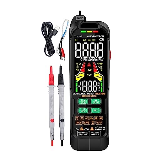 Multimètre numérique de charge USB avec détecteur de tension AC et stylo testeur RMS