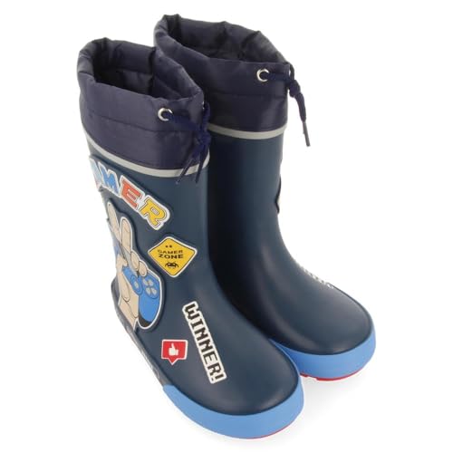 Bottes en Caoutchouc Gioseppo Bussende pour Enfant à Patchs Gamer - 4