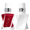 essie Gel Couture Longwear Top Coat Duo Set, Glossy High Shine Chip-Resistant Gel-Like Top Coat, Gifts For Women And Men, 0.92 Fl Oz