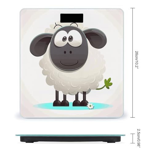 Báscula Digital para Baño con Pantalla Grande y Vidrio Templado miniatura 2