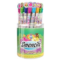 Graphite Smencils Cylinder - HB #2 Scented Pencils, 50 Count