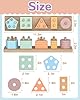 Tonberless Montessori Toys for 1 2 3 Year Old Boy Girl, Toys for Ages 2-4 Toddlers Kids Baby, 1 2 Year Old Birthday Gifts, Wooden Learning Puzzles Shape Sorter Toys for Toddlers 1-3 #5