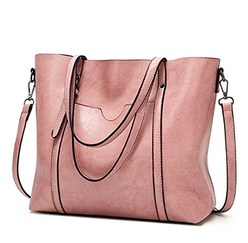 [Cinq chats] レザートートバッグ (ピンク)