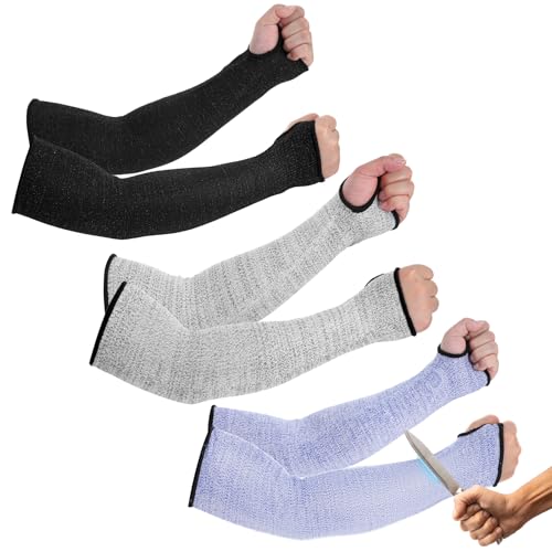 cobee 3 Pairs level 5 Cut Resistant Sleeves