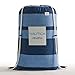 Nautica - King Comforter Set, Reversible Cotton Bedding with Matching Shams, Medium-Weight for All Seasons, Oeko-Tex Certified (Longpoint Blue)