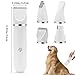 TOPofly Dog Hair Trimmer, Dog Grooming Clippers, 4-in-1 Cordless Pet Grooming Kit, Low Noise Dog Hair Trimmer, 1.3x5.9 ReChargingable Dog Paw Trimmer for Small Large Dogs Cats White