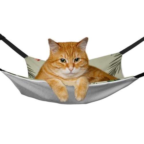Hamac pour chat suspendu pour optimiser l'espace des cages de petits animaux furets