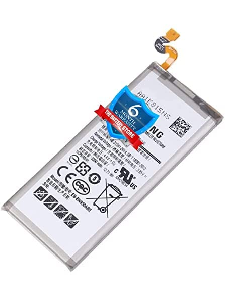 Image of THE BATTERY STOREOriginal [BN950ABE] Battery for Samsung Galaxy Note 8 SM-N9500 SM-N950U, SM-N950F [BN950ABE] Battery with 6 month warranty and high capacity battery backup. Carefully check your phone model and purchase. (FOR SAMSUNG NOTE-8)