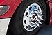 United Pacific 10566CB Wheel Lug Nut Cover Set, 33mm x 4 1/8