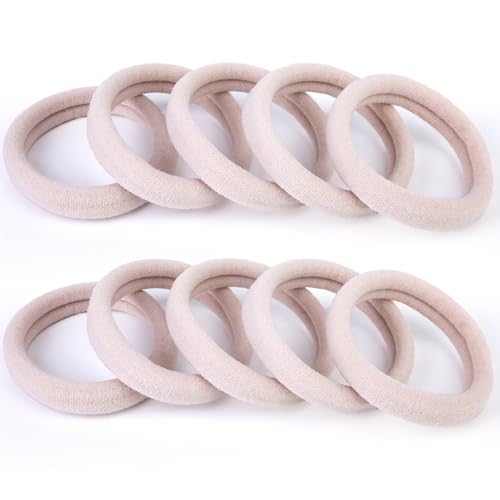 100PCS Blonde Hair Ties for Women’s Hair, Large Hair Bands