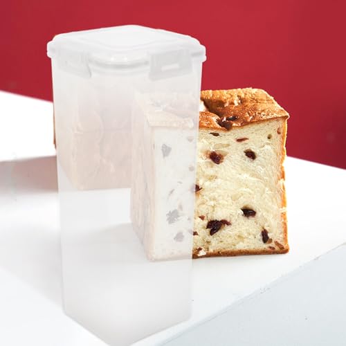 Caja de pan para despensa sellada y contenedor de sándwiches moderno 6