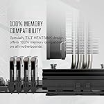 ID-COOLING SE-214-XT ARGB CPU Cooler 4 Heatpipes CPU Air Cooler ARGB Light Sync with Motherboard(5V 3-PIN Connector) CPU Fan for Intel/AMD, LGA 1700 Compatible - Image 4