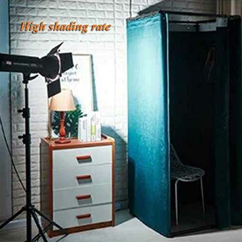 Provador Loja de Roupas Móvel Vestiário Camarim Portátil Cortinas de Linho e Algodão Grosso Divisóri