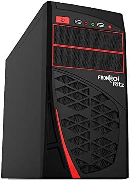 Computer Case with SMPS Frontech Ritz microATX.µATX, Supports only microATX Motherboard is 9.6 × 9.6 inches (244 × 244 mm) powercord Included