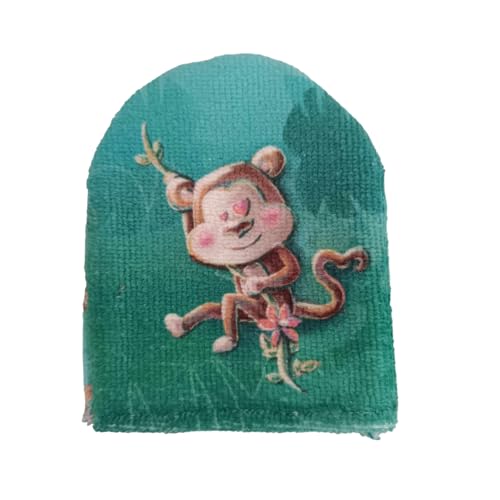 Mini-gants de toilette singe Stillistic cadeau de naissance - 6