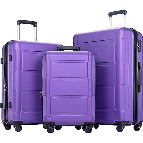 Moda Expanable Spinner Wheel 3-Piece Luggage Set ABS Lightweight TSA Lock2