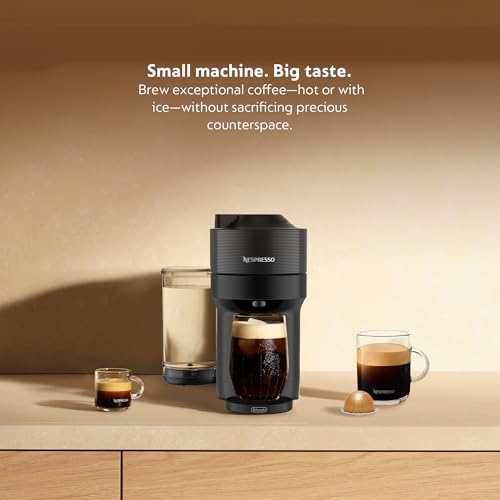 Nespresso Vertuo Pop+ Coffee and Espresso Machine by De'Longhi, Liquorice Black - Image 4