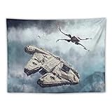 Millennium Falcon X Wing Star The Wars Moive Poster Wall Tapestry Scroll Tapestries Art Painting Picture Bedroom Decor Home 30'x40'