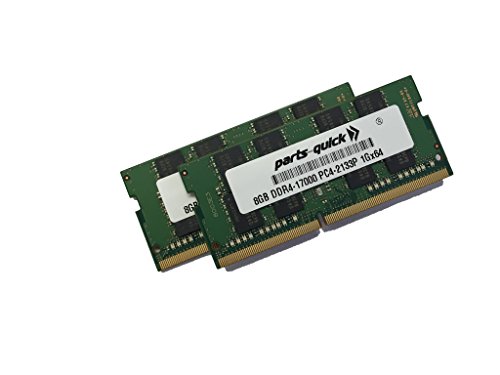 parts-quick 16GB (2 X 8GB) Kit Memory for MSI GE62 Apache Pro-004 DDR4 2133MHz SODIMM Compatible RAM