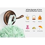 Oil Rubbed Bronze Towel Hooks Antique, 2 Pack Coat Robe Hook Heavy Duty Bathroom Double Hook Wall Mounted, Hand Towel Hooks for Kitchen - Image 4