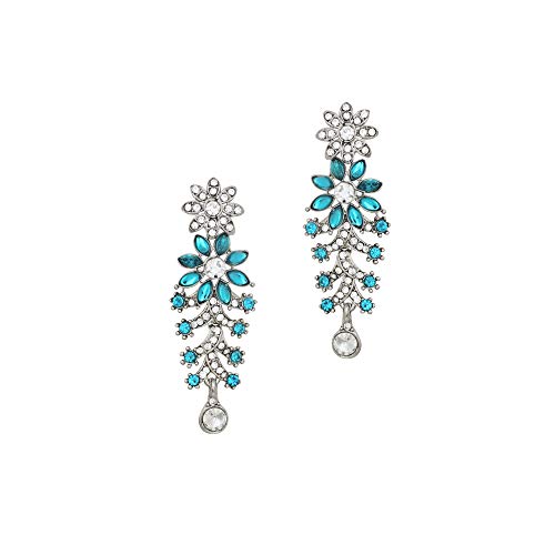 Image of Atasi International Diamond Necklace Jewellery Set for Women with Earrings and Maang Tikka for Wedding, Party, Engagements & Festivals